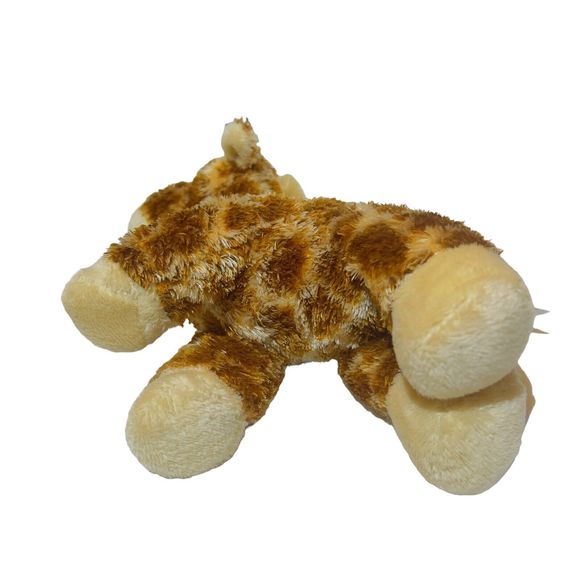Aurora Gigi Giraffe Plush Beanbag Brown Mini Stuffed Animal 9" Toy - Picture 10 of 13